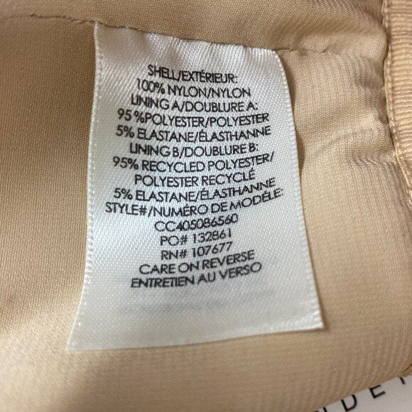 Alice + Olivia Deena Pleated Almond Maxi Dress With Hot Pant 0 NWT $660 - Picture 13 of 13